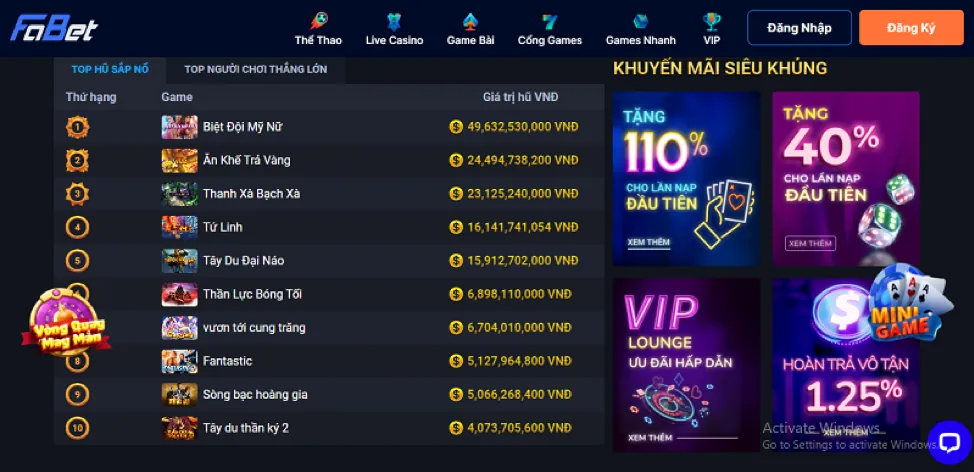 Hình ảnh hướng dẫn chi tiết trò chơi bắn cá và nổ hũ trên 66b web